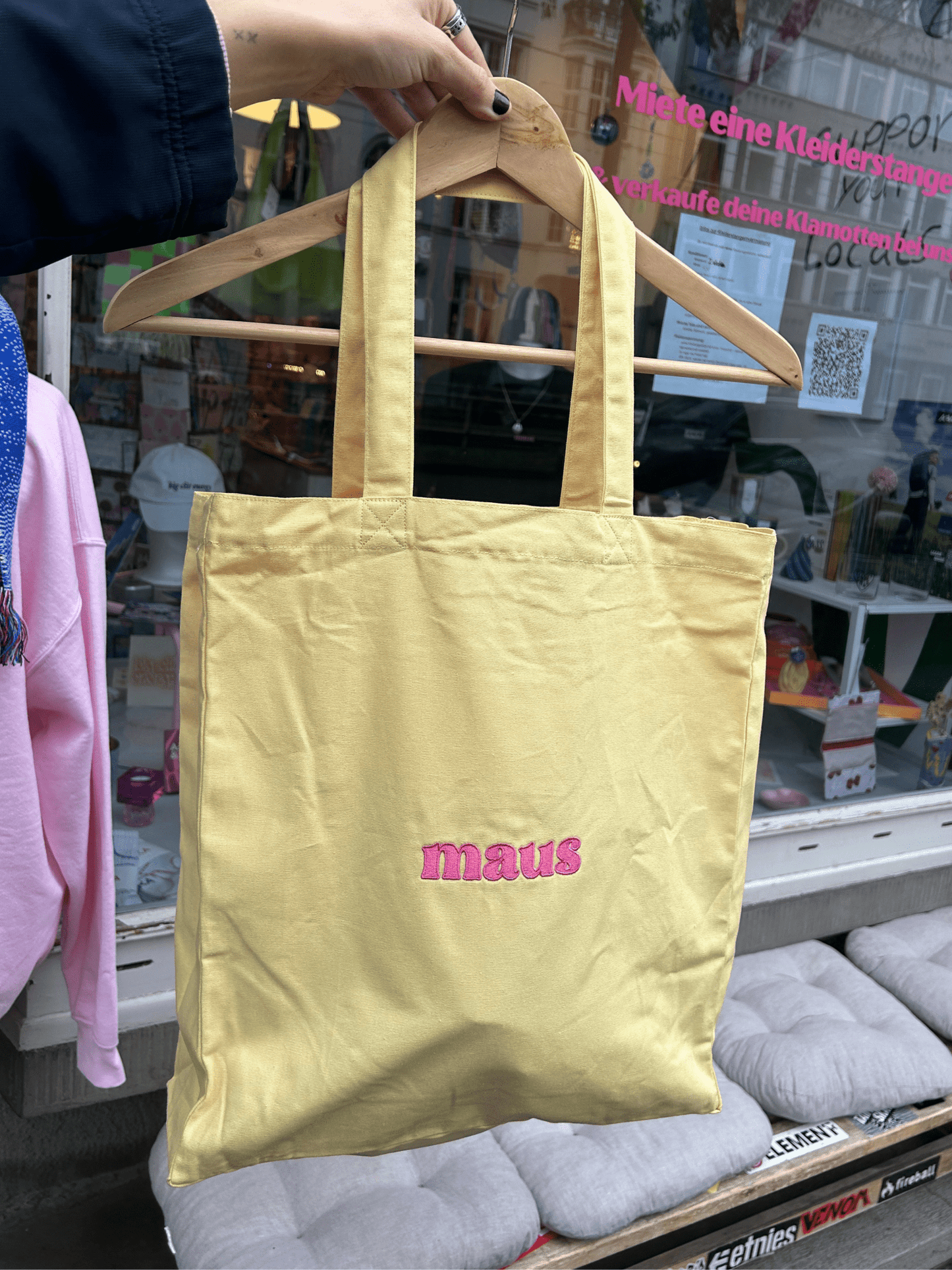 Jutebeutel „Maus“ – Stanley/Stella - das wachsende loft - 