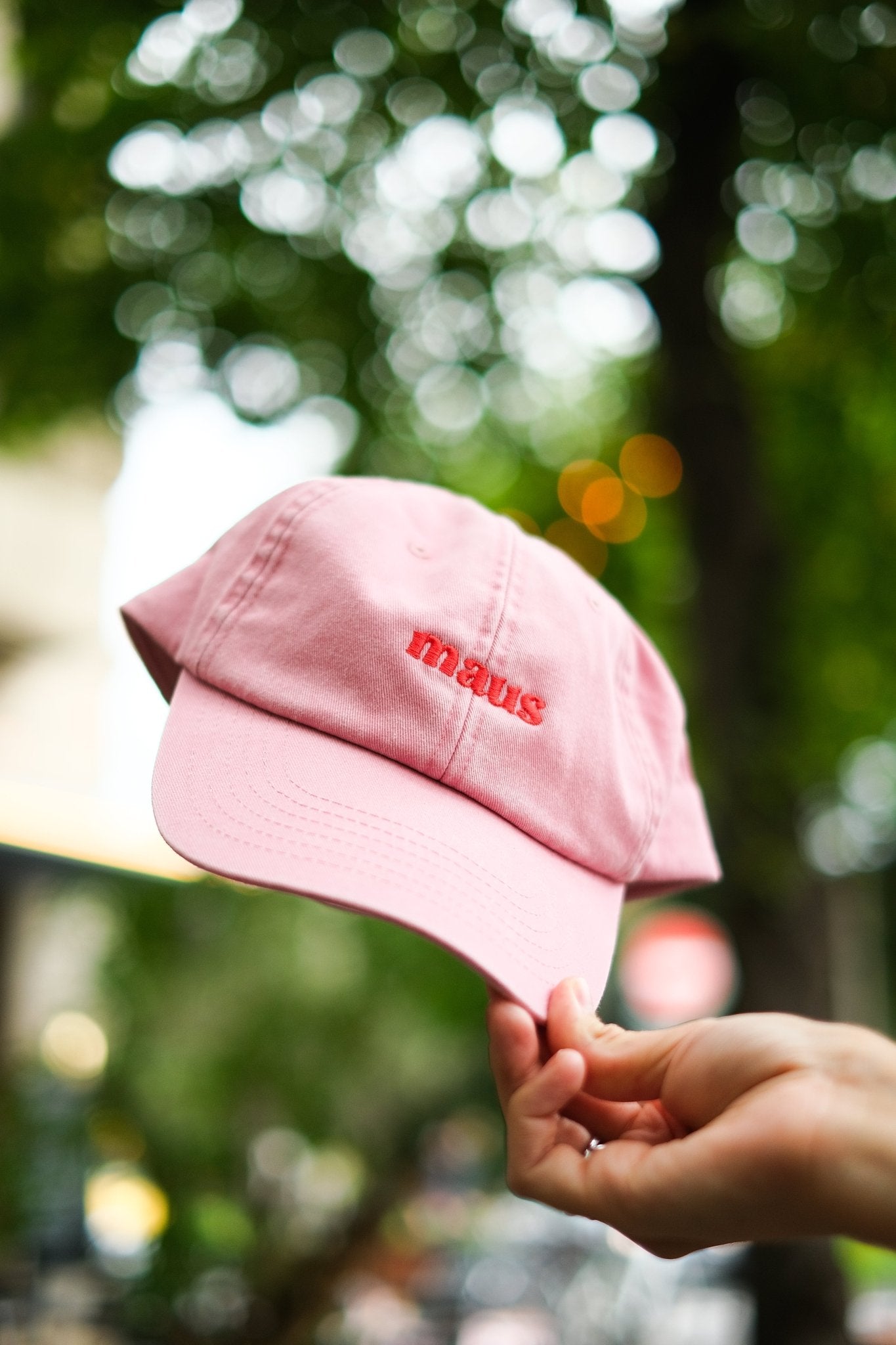 Maus Cap rosa - das wachsende loft - 